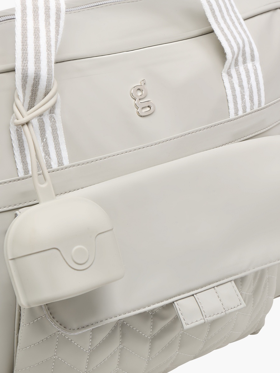 Adjustable Strap Diaper Bag with Zip Closure