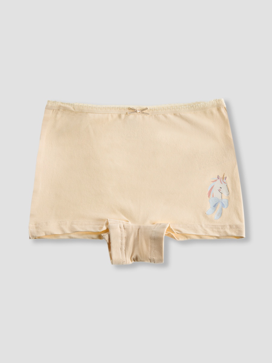 Pack of 5 - Cotton Boxer Briefs with Unicorn Print