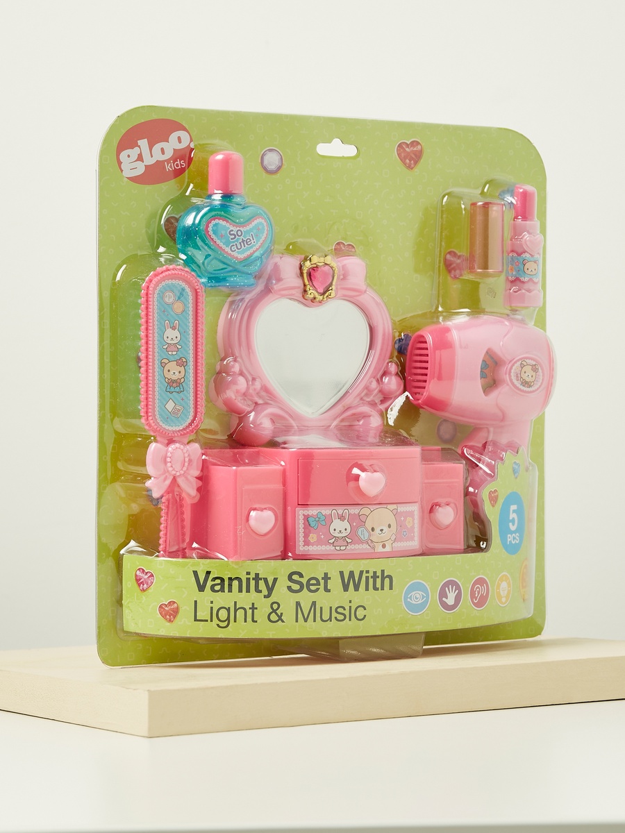 5-Piece Vanity Set with Light and Music