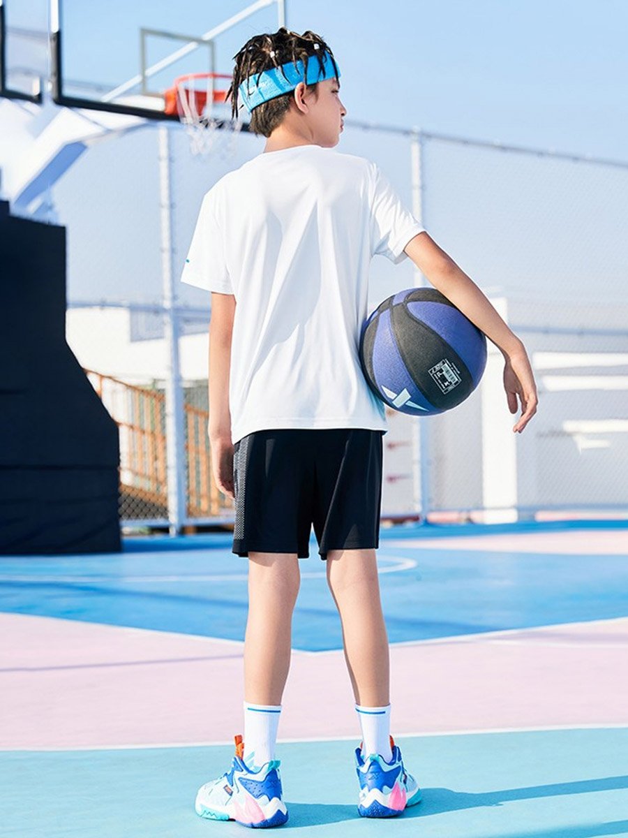 Boys Printed Round Neck T-Shirt and Shorts Set