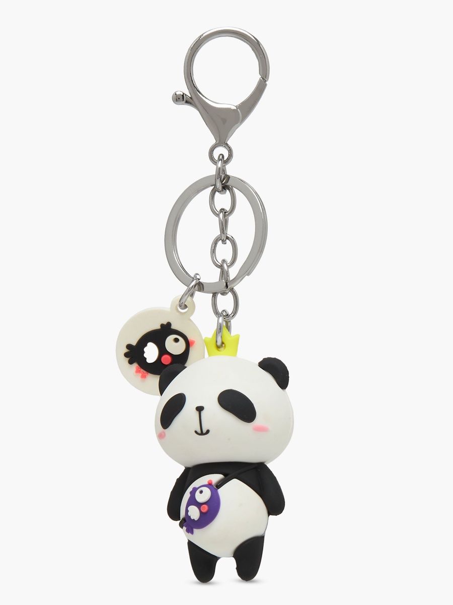 Key Ring with Panda Charm