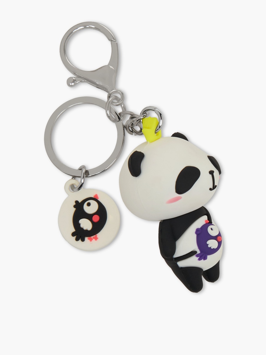 Key Ring with Panda Charm