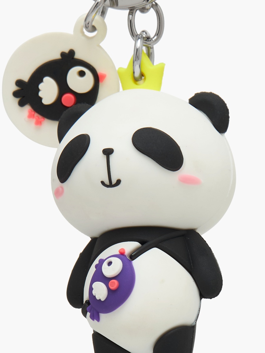 Key Ring with Panda Charm