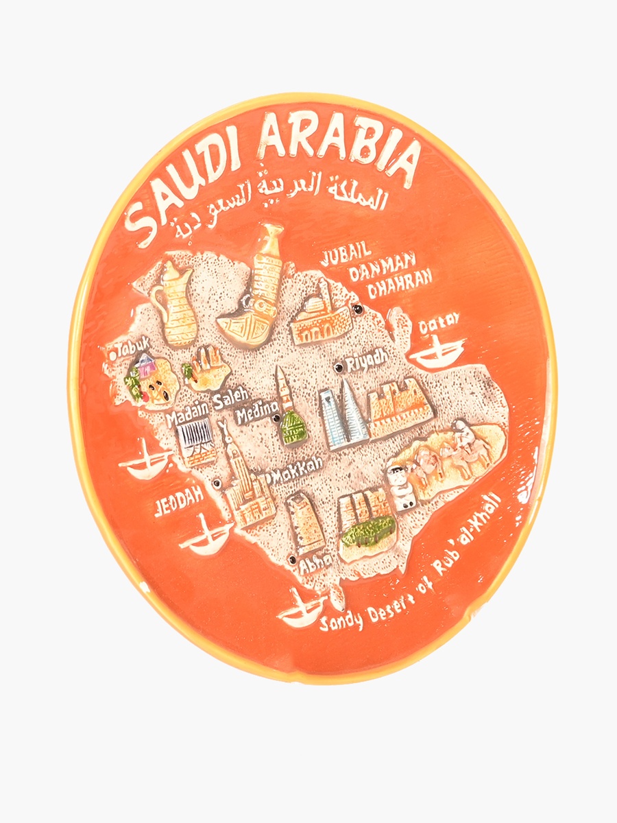 Saudi Arabia Map Souvenir Magnet