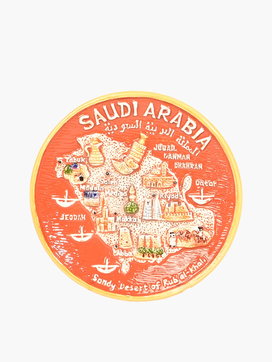 مغناطيس تذكاري المملكة العربية السعودية صنع بواسطة لايف ستايل