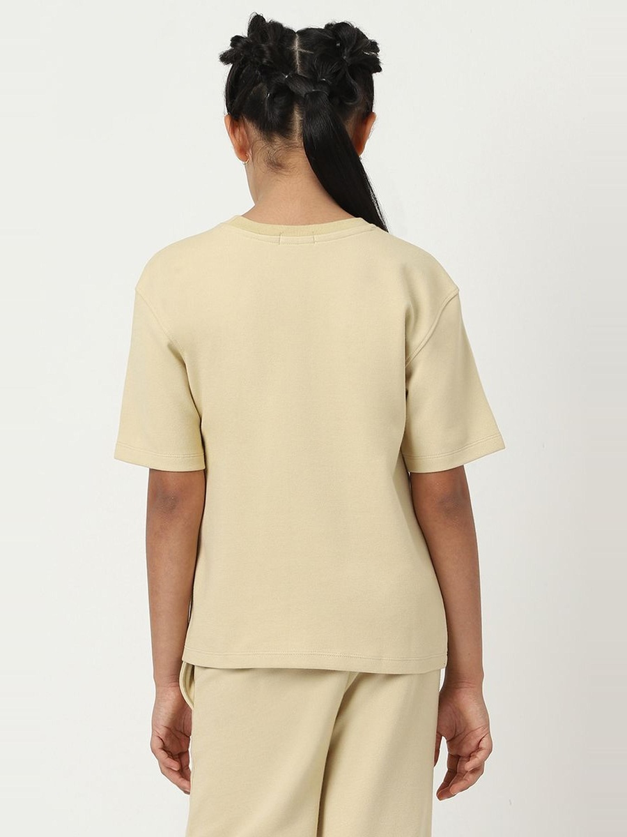 Sustainable Solid Short Sleeve Sweatshirt
