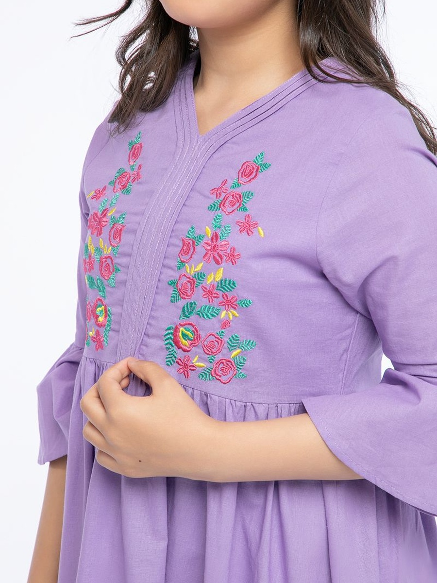 Dress with Embroidery