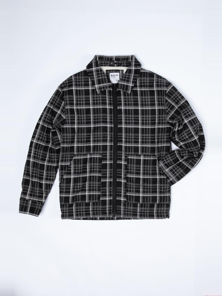 Checkered Shirt Jacket