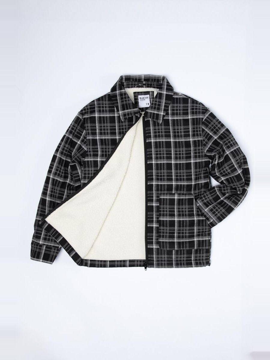 Checkered Shirt Jacket