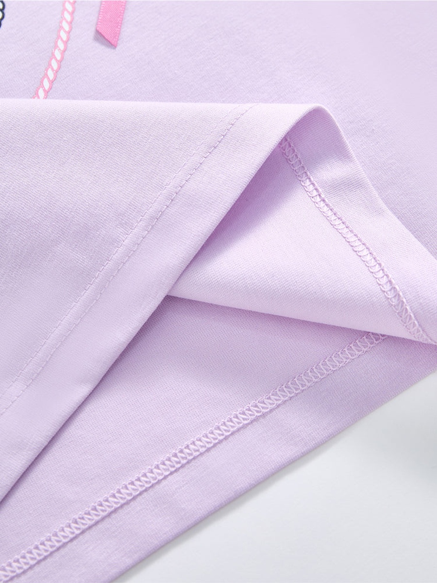 Short Sleeve T-Shirt with Front Print