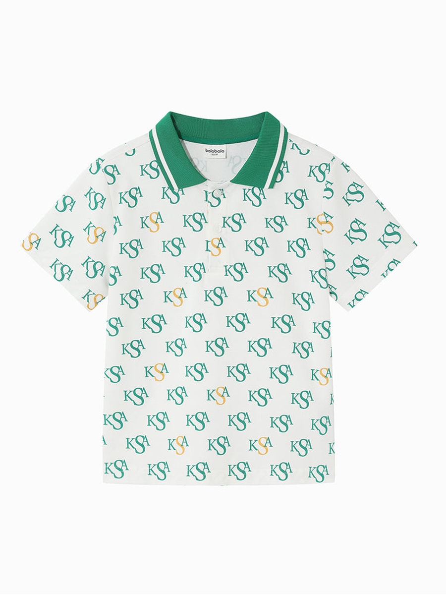 Printed Polo T-Shirt
