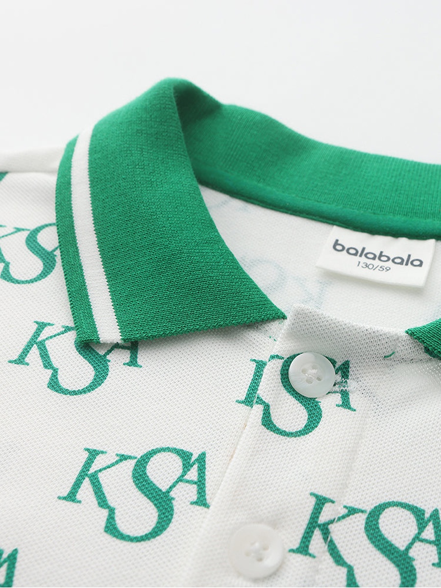 Printed Polo T-Shirt