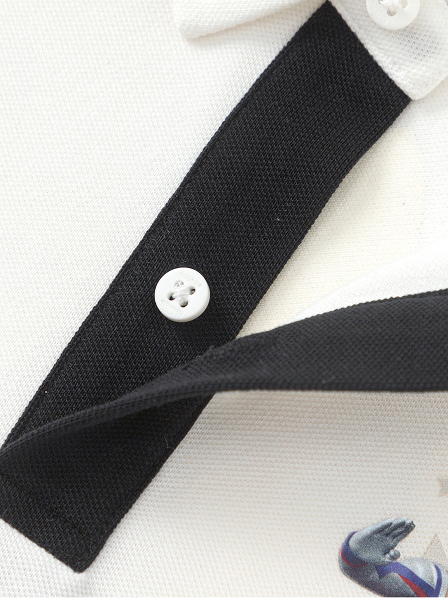 Polo T-Shirt with Print