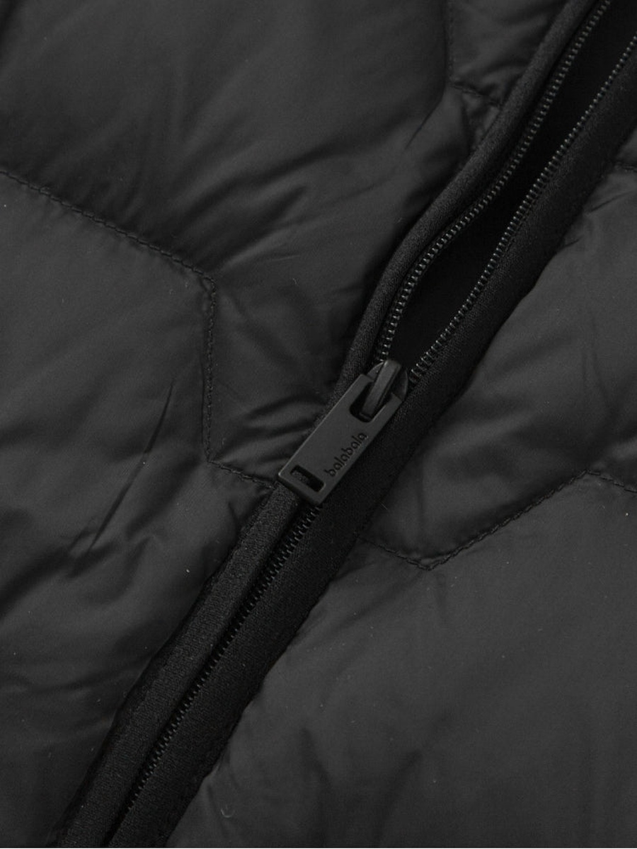 Quilted Bomber Jacket with Front Zipper