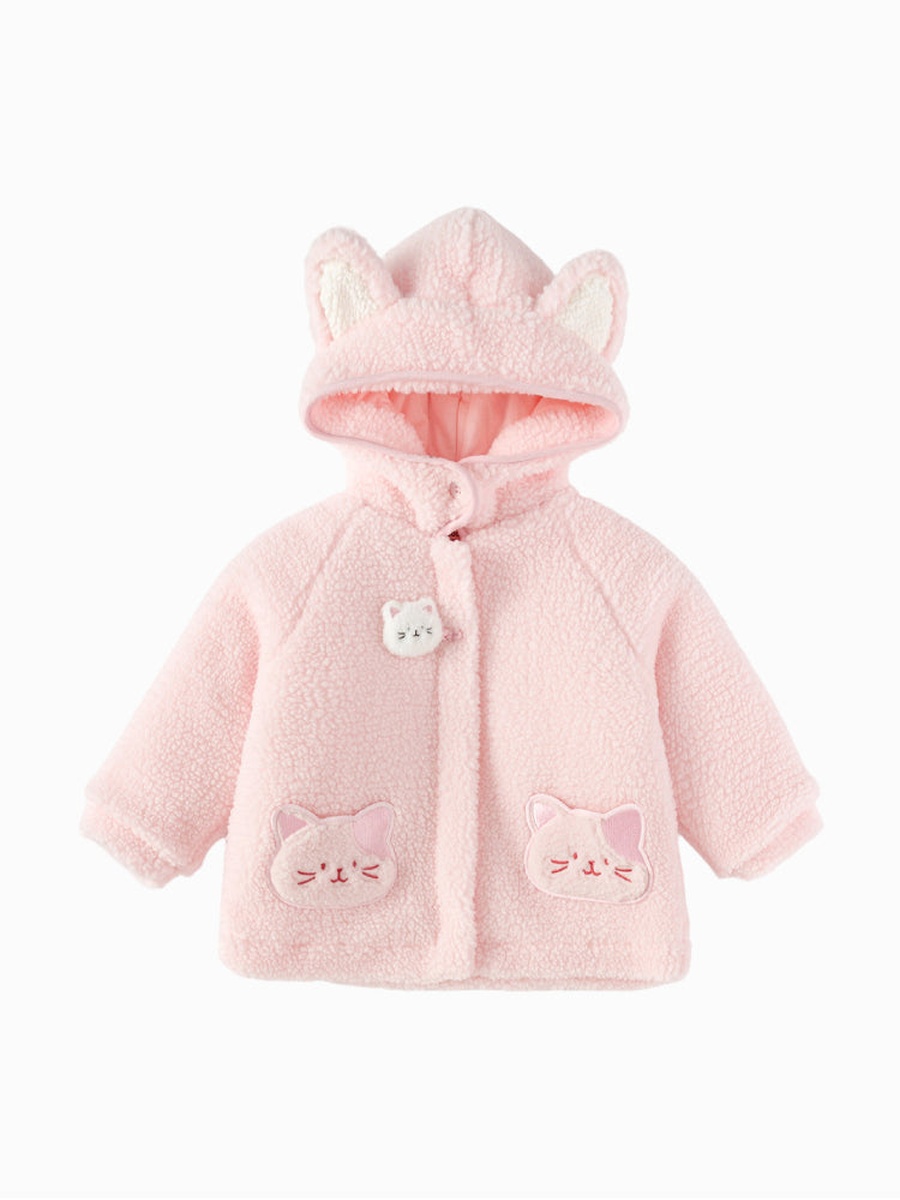 Fleece Jacket with Hood and Ears