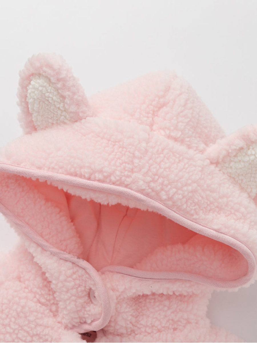 Fleece Jacket with Hood and Ears