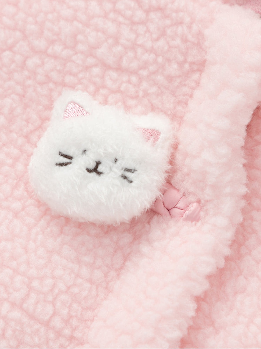 Fleece Jacket with Hood and Ears