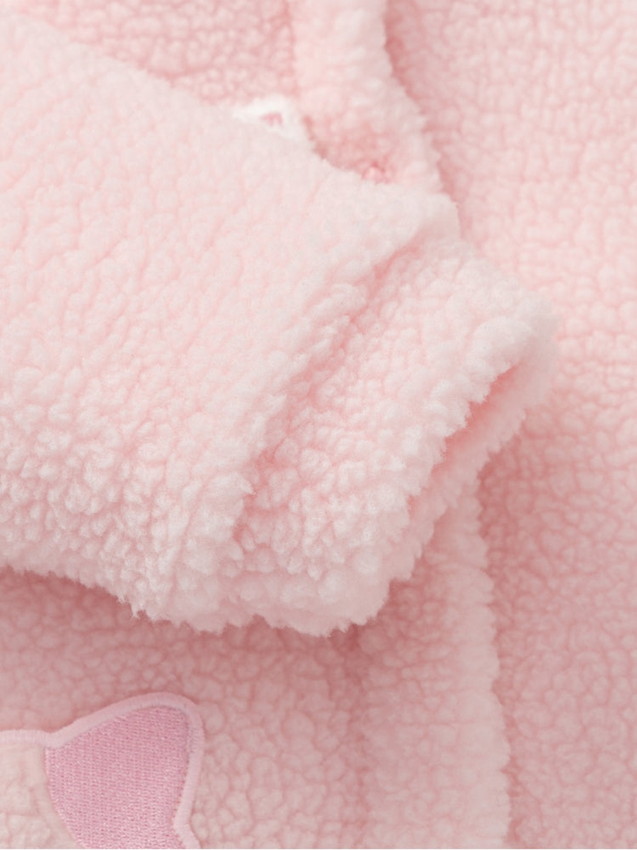 Fleece Jacket with Hood and Ears
