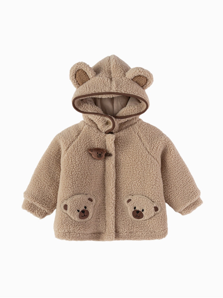 Fleece Jacket with Hood and Ears