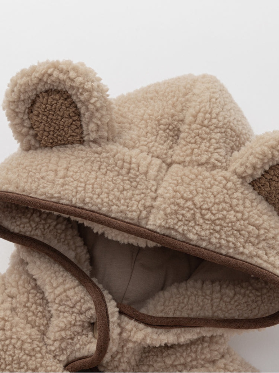 Fleece Jacket with Hood and Ears