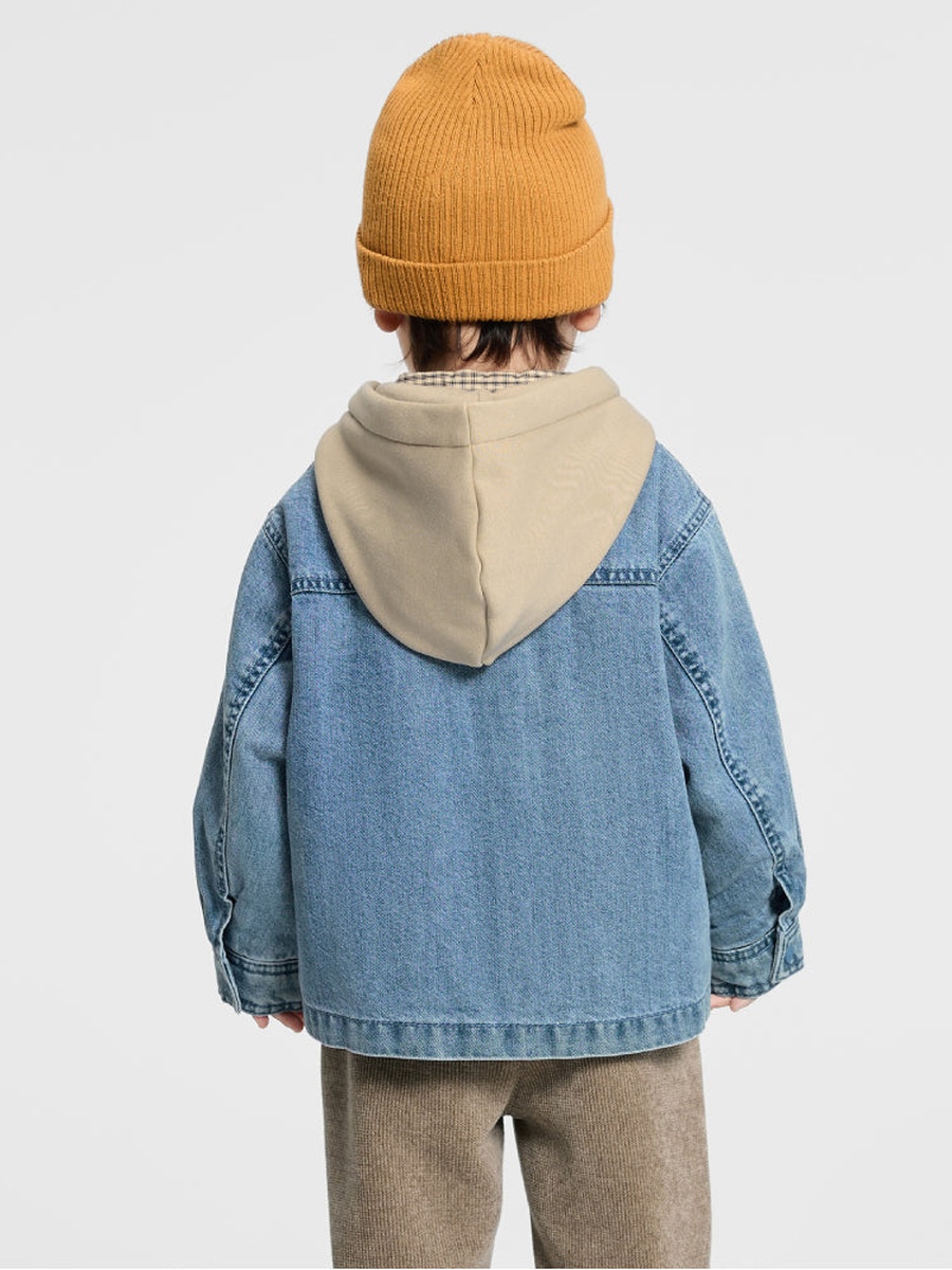 Denim Jacket with Hood