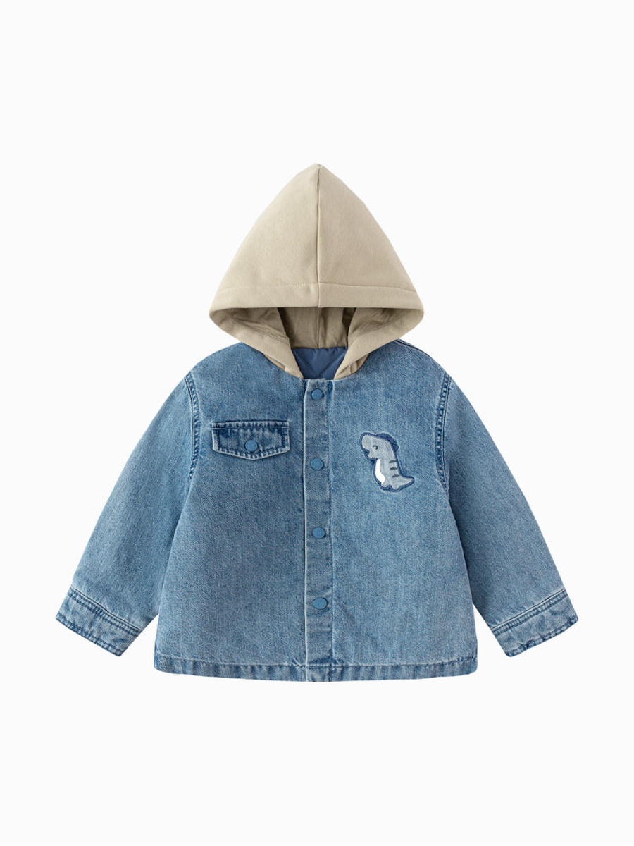 Denim Jacket with Hood