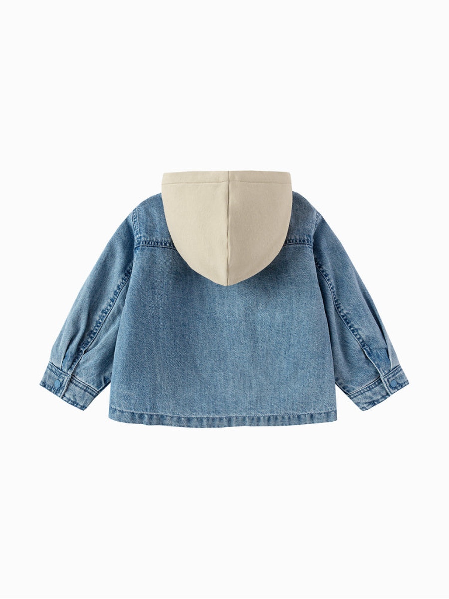 Denim Jacket with Hood