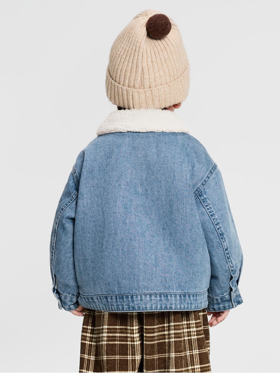 Jacket with Faux Fur Collar