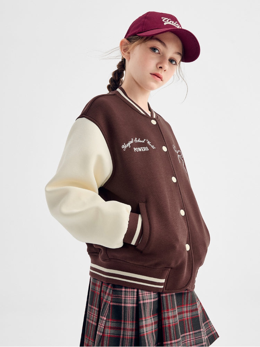 Varsity Jacket with Embroidery