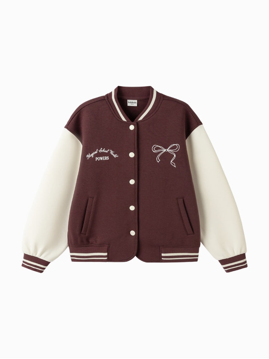 Varsity Jacket with Embroidery
