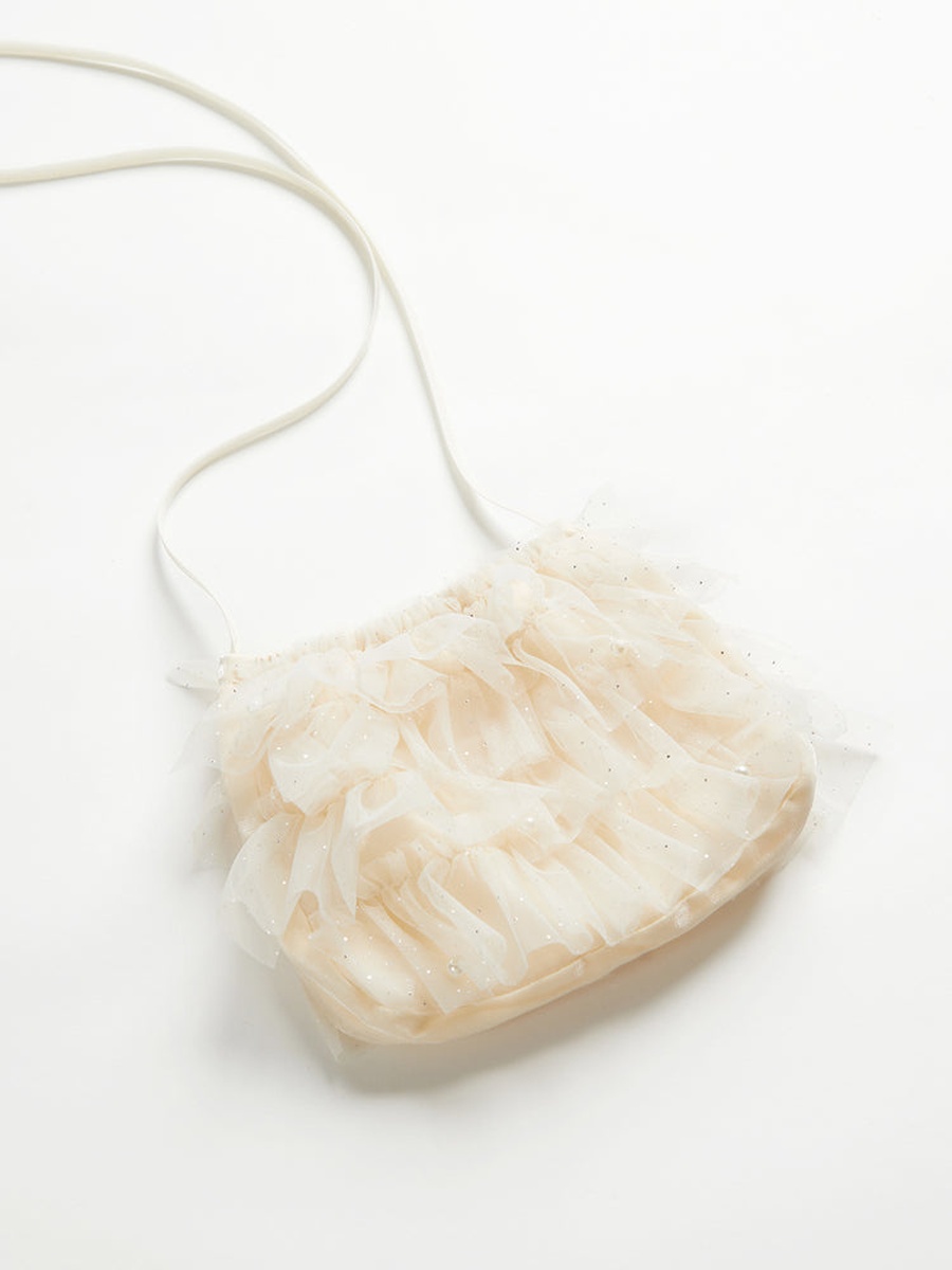 Ruffled Dress with Sequin