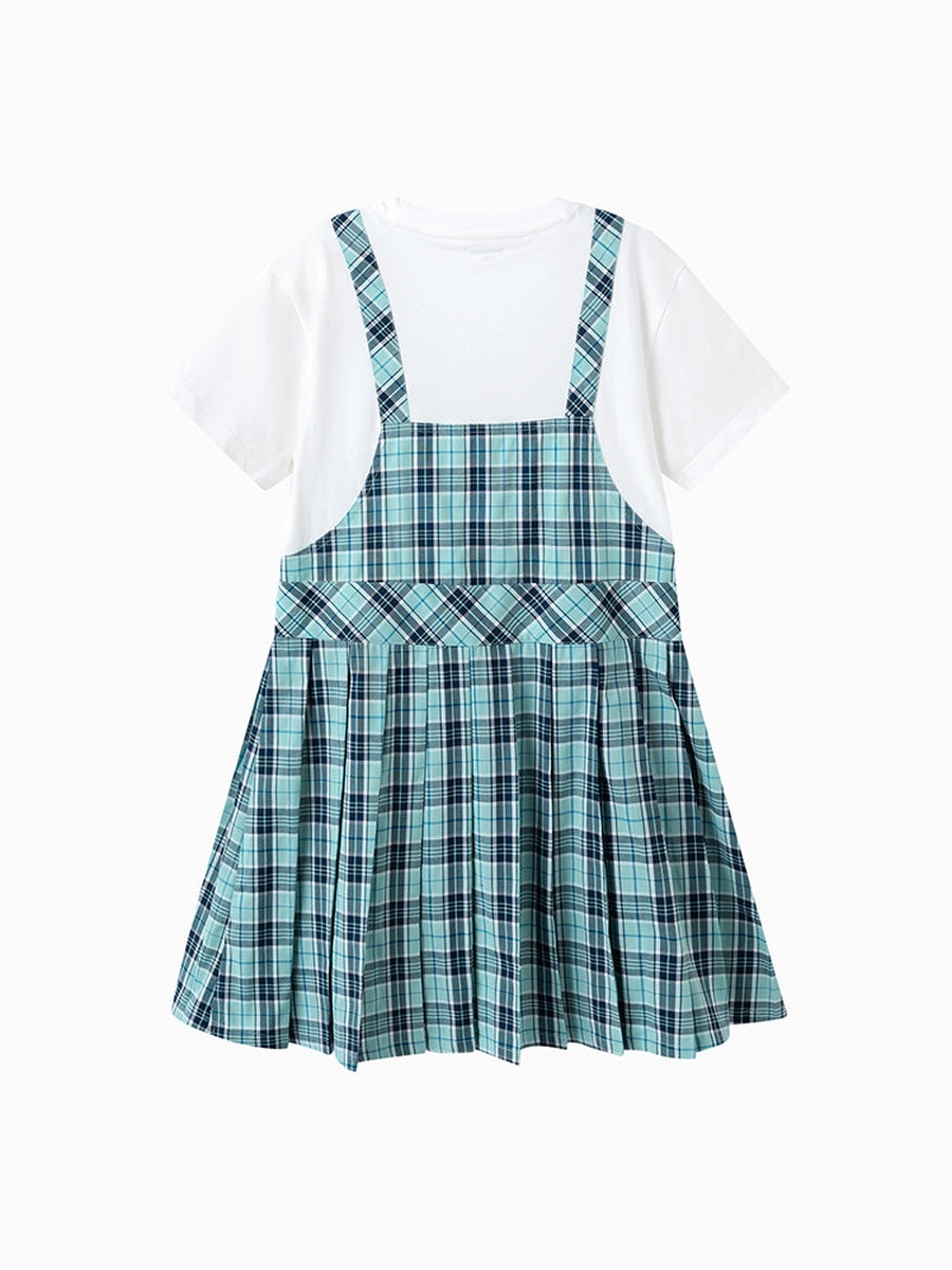 Dress with Checkered Pattern