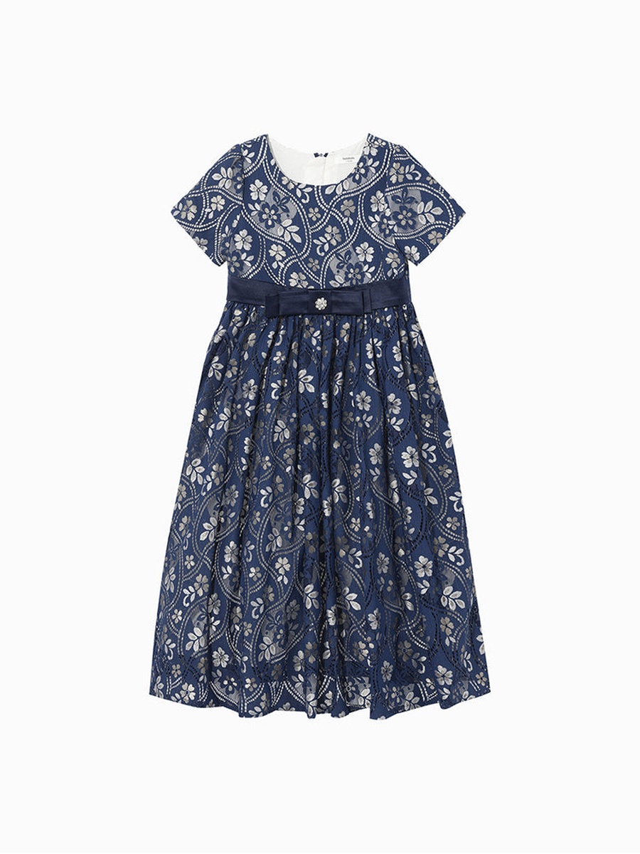 Knitted Floral Dress
