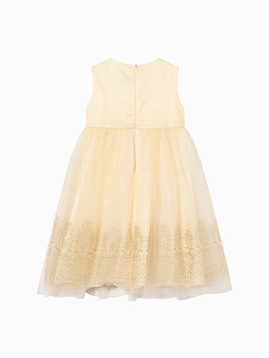 Printed Tulle Dress