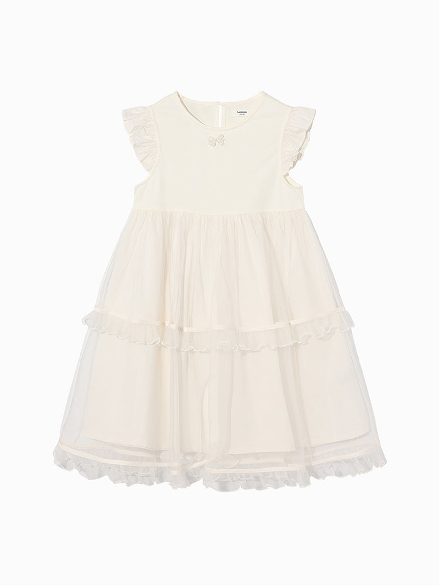 Dress with Layered Ruffle