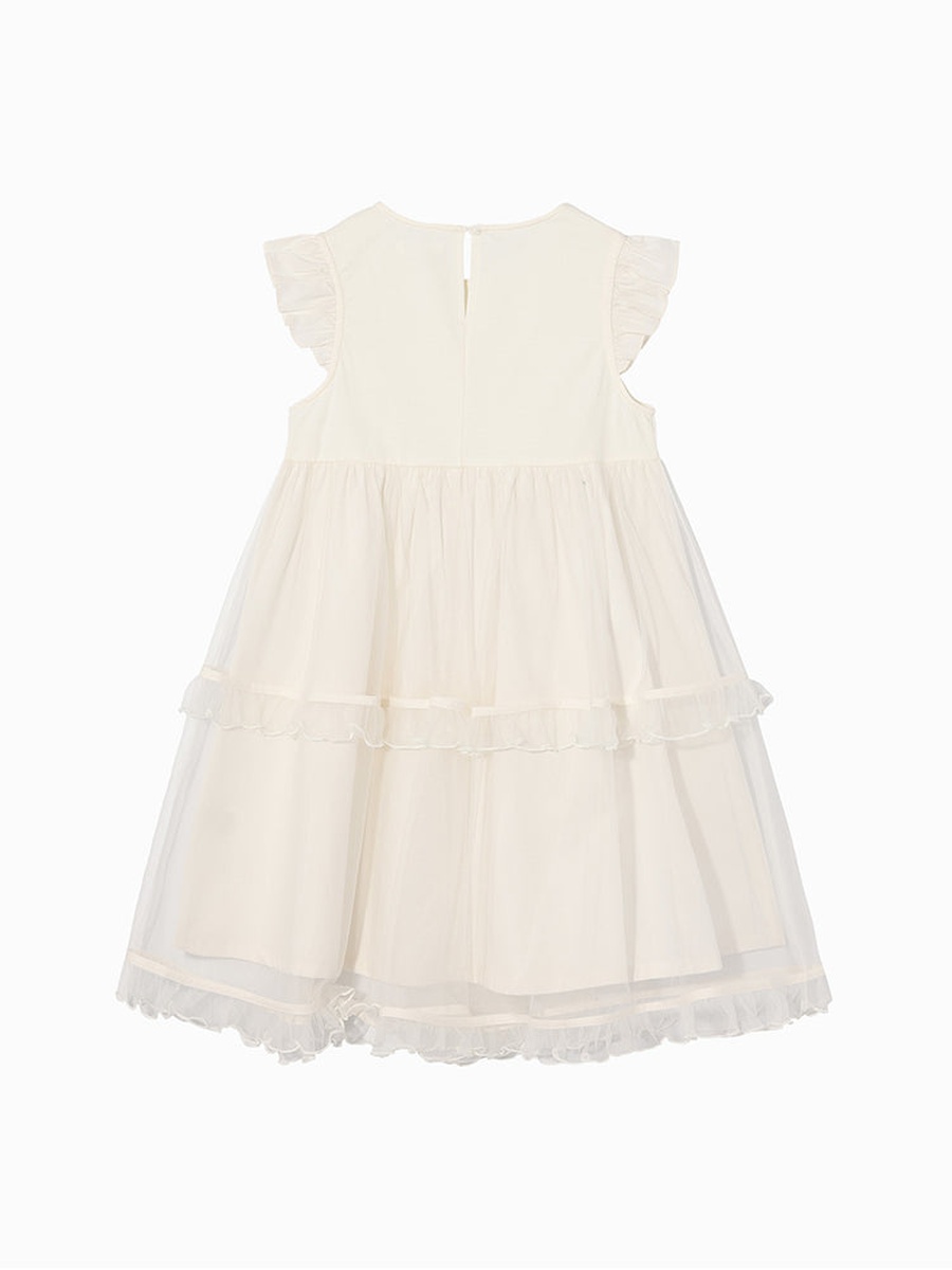 Dress with Layered Ruffle