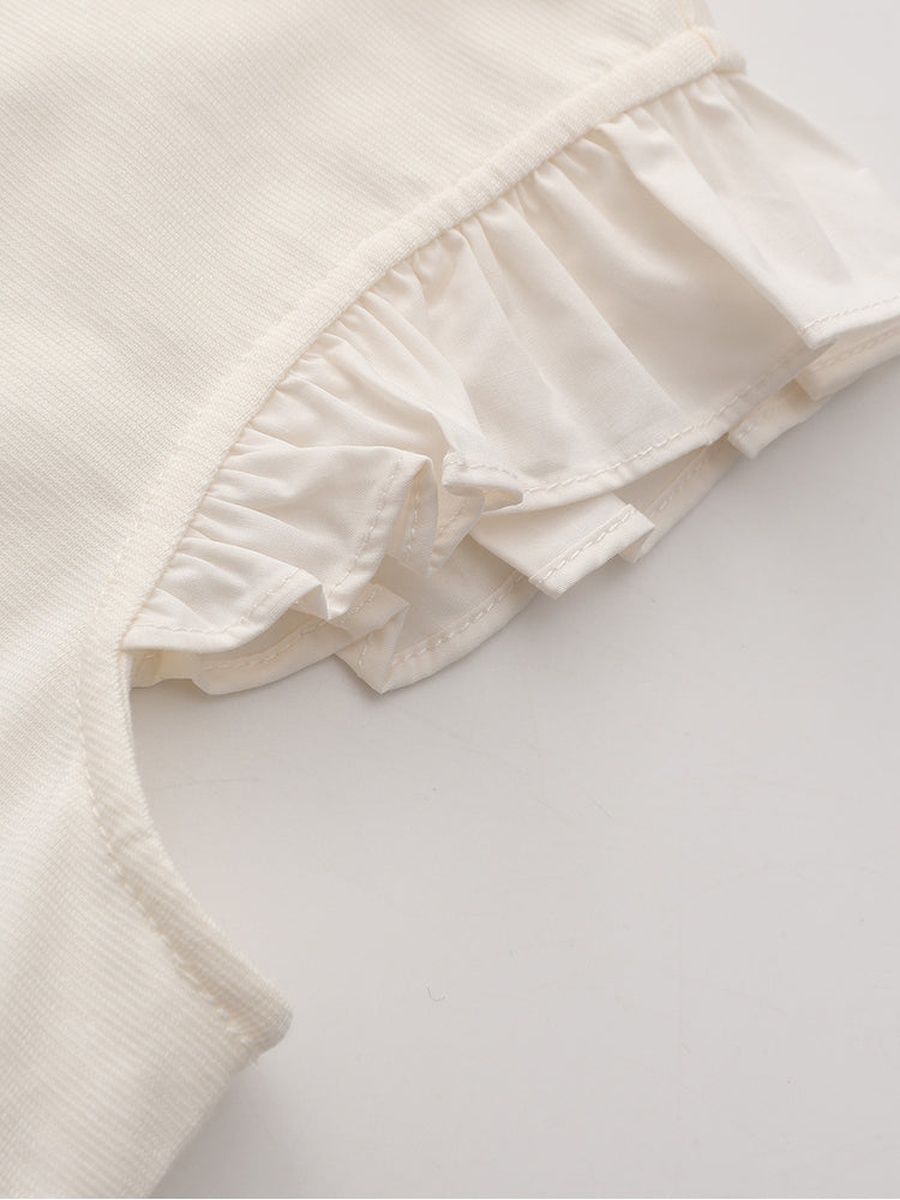 Dress with Layered Ruffle