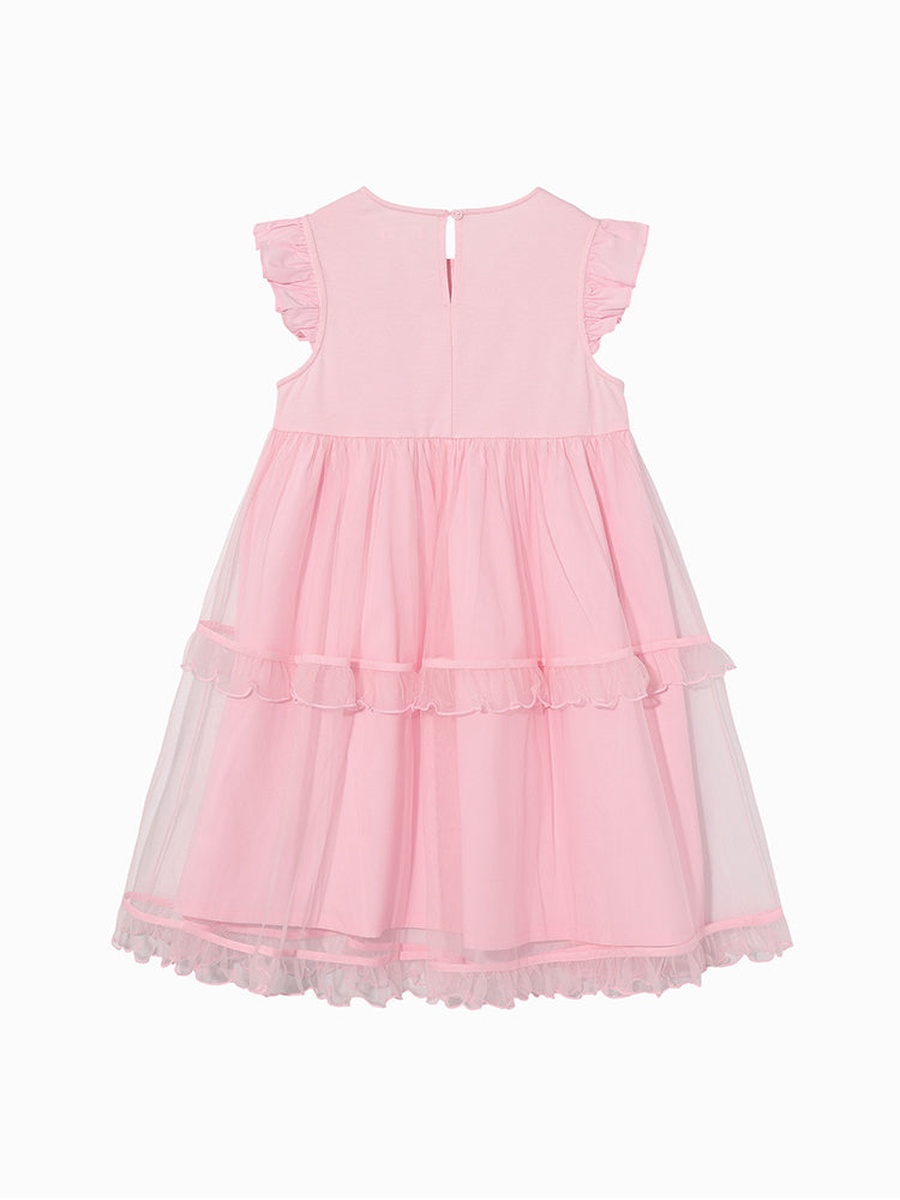 Dress with Layered Ruffle