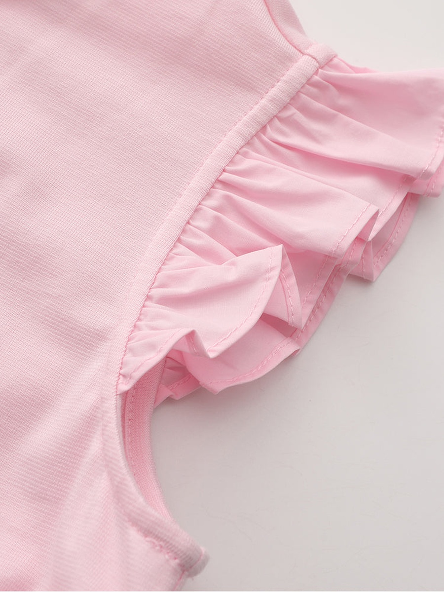 Dress with Layered Ruffle