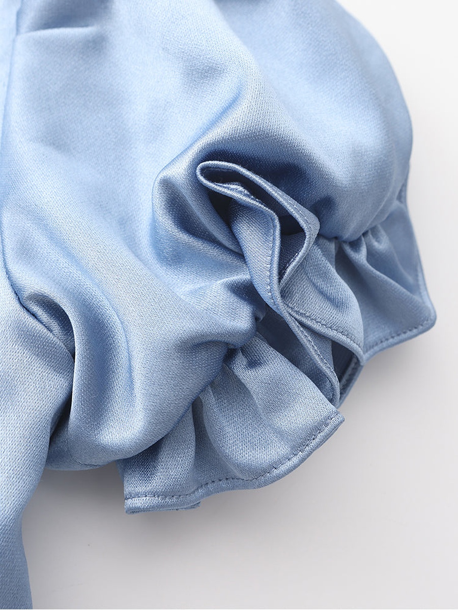 Two-Tone Bow Detail Dress