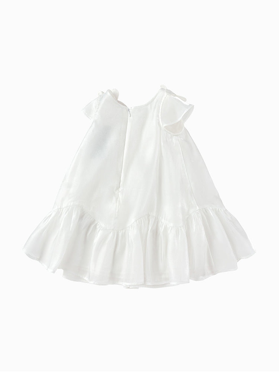 Ruffle Hem Short Sleeve Dress