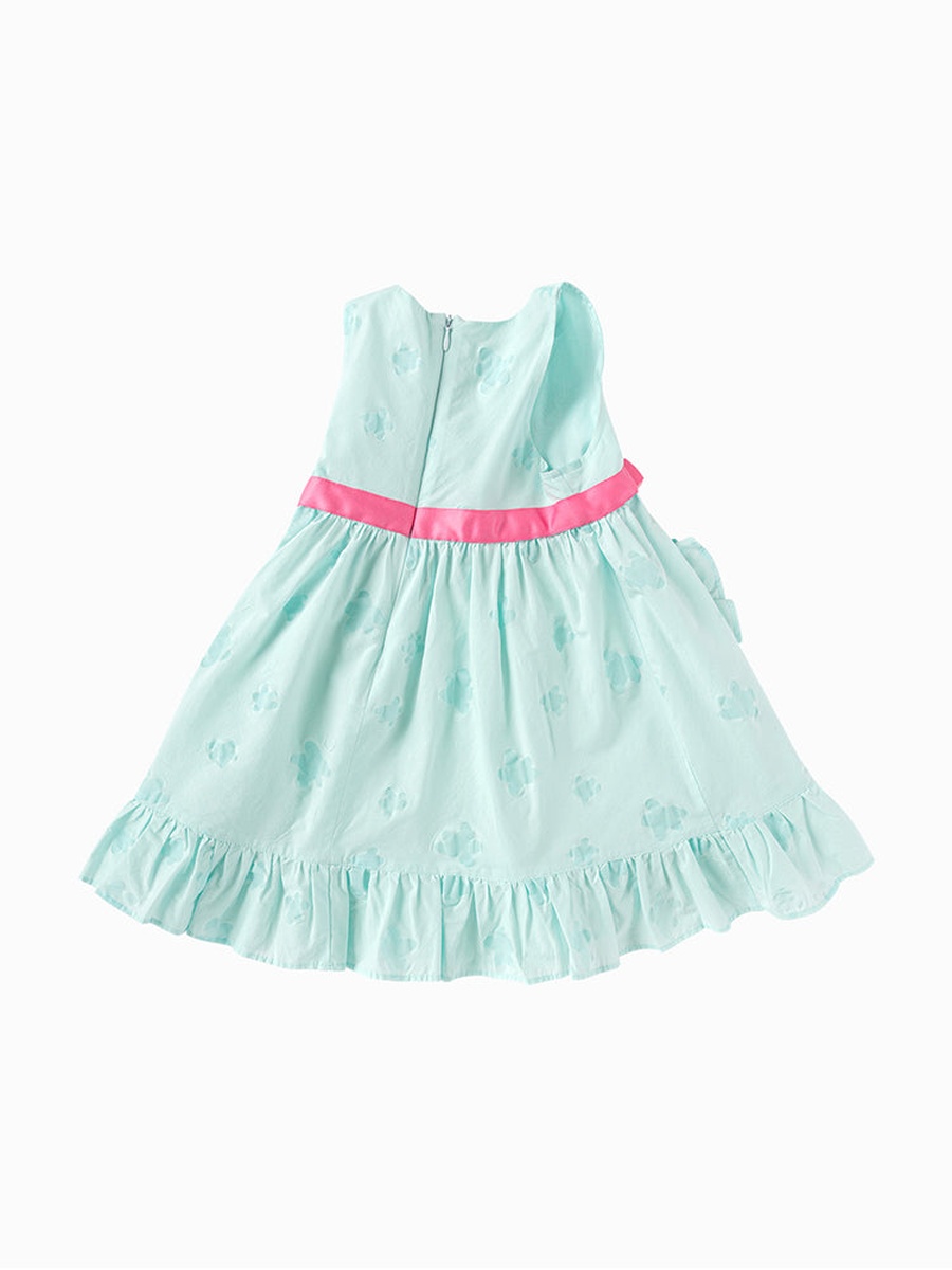 Dress with Floral Texture