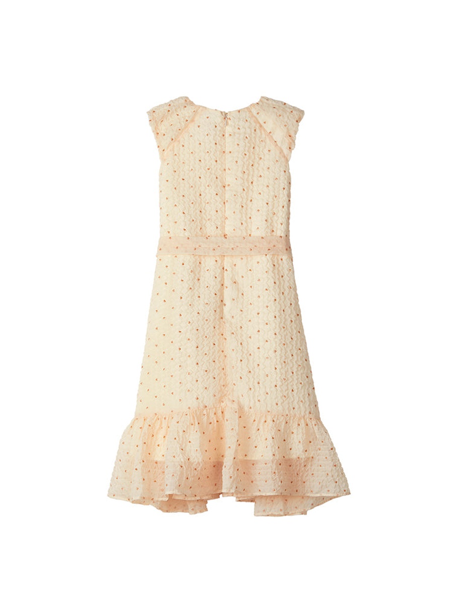 Dress with Metallic Thread