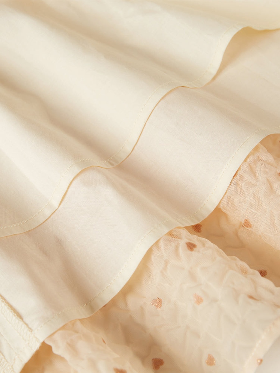 Dress with Metallic Thread