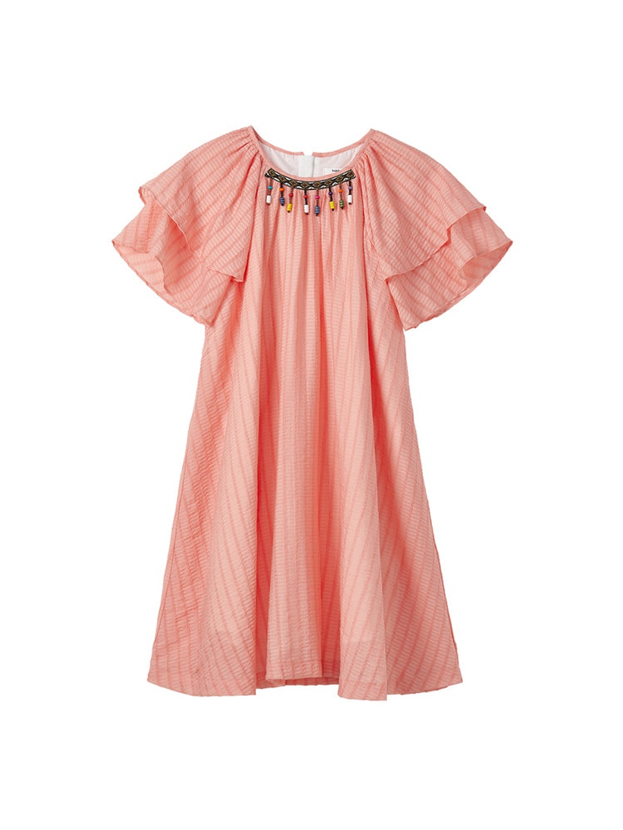 Dress with Layered Sleeves