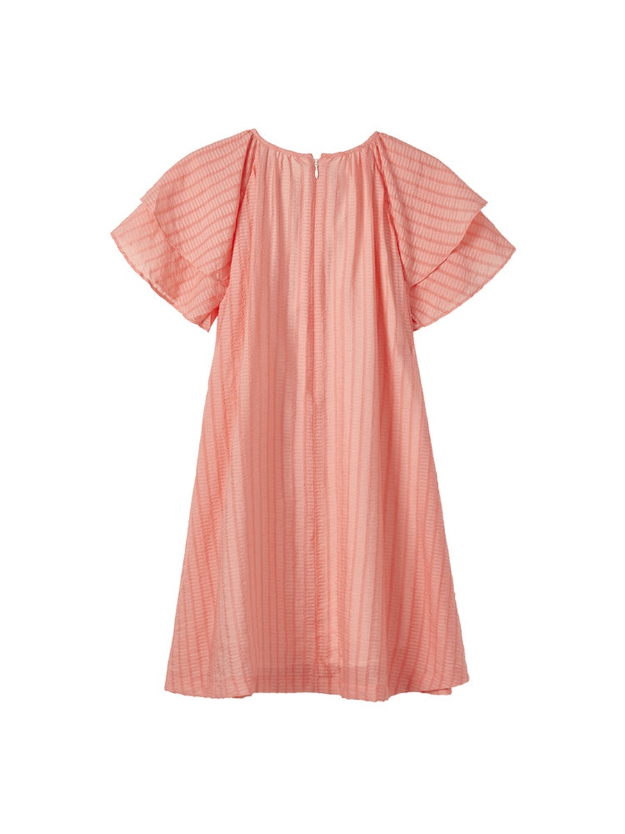 Dress with Layered Sleeves