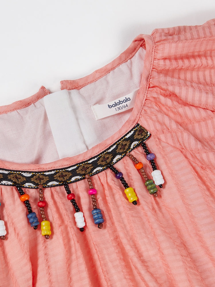 Dress with Layered Sleeves