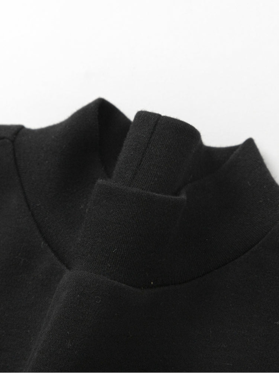 Long Sleeve T-Shirt with Mock Neck