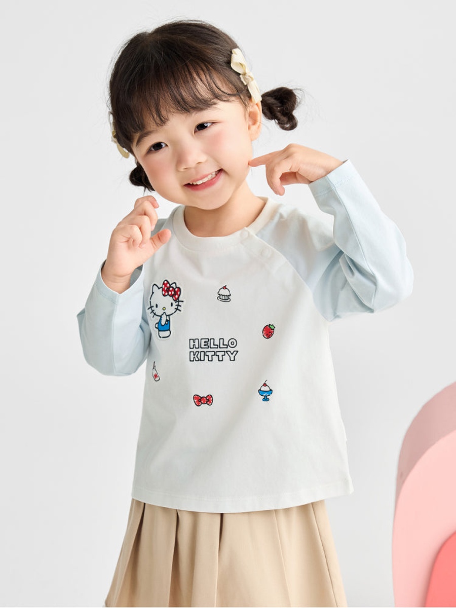 Long Sleeve Top with Graphic Front