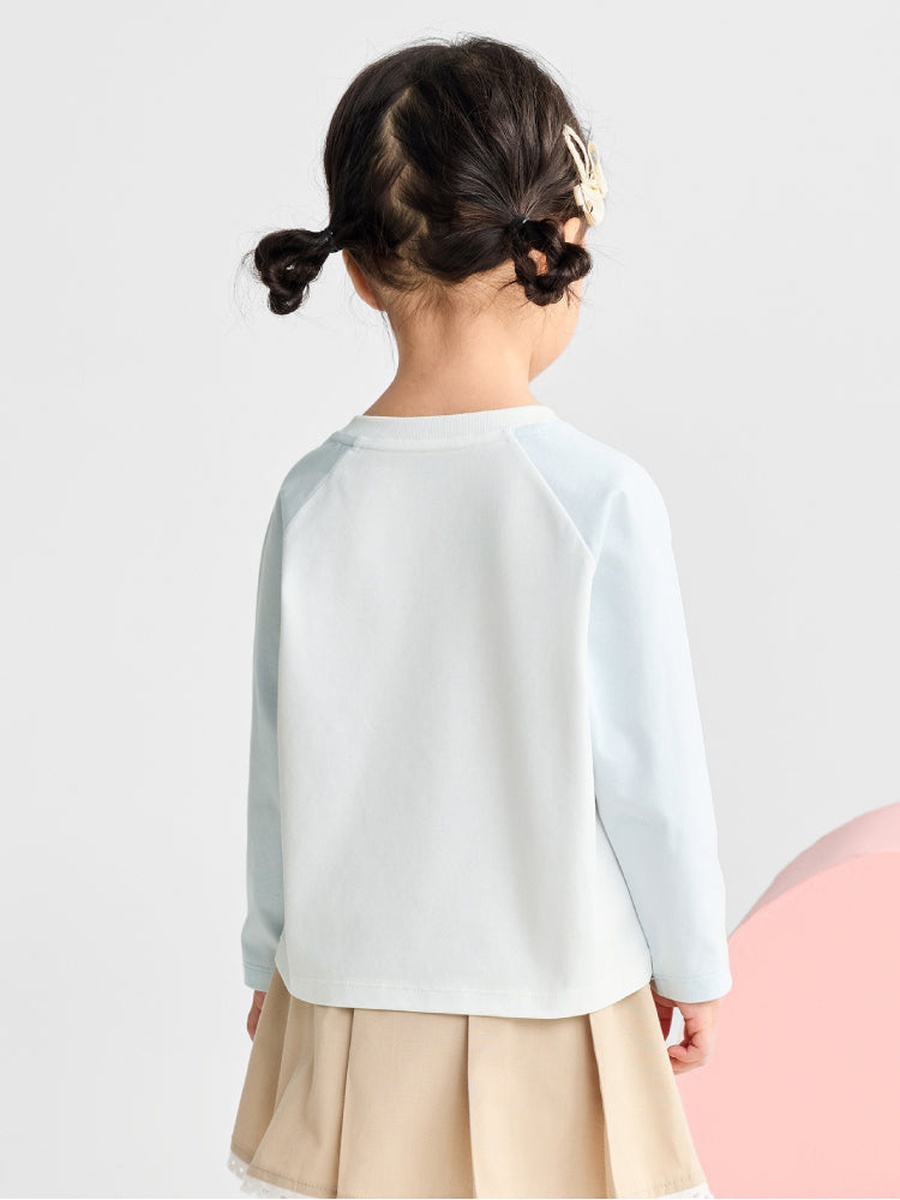 Long Sleeve Top with Graphic Front